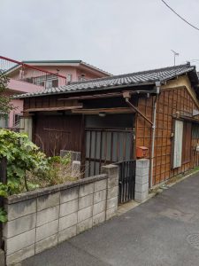 昭和33年9月新築の平屋建て住宅